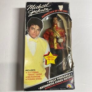 Vintage Michael Jackson Superstar of the 80's Doll w/Box 1984